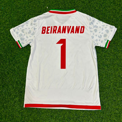 Iran World Cup 2026 Alireza Beiranvand Goalkeeper Home Football Jersey Shirt