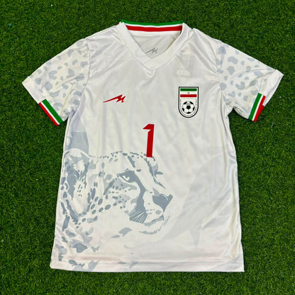 Iran World Cup 2026 Alireza Beiranvand Goalkeeper Home Football Jersey Shirt