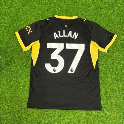 Allan #37 Manchester City Away Black 2027 Football Jersey