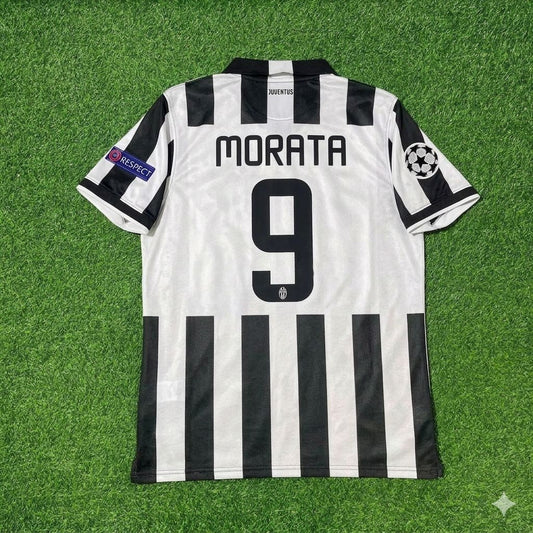 Alvaro Morata 9-Juventus 2014 2015 Retro Football Jersey