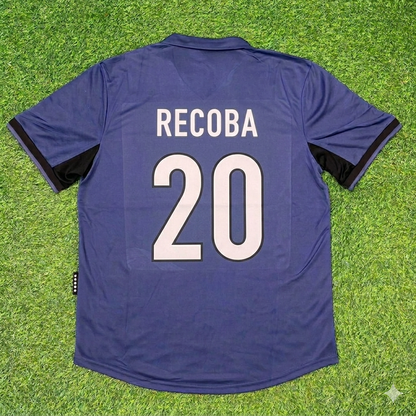 Álvaro Recoba #20 Inter Milan 1998-1999 Home Retro Football Jersey Kit