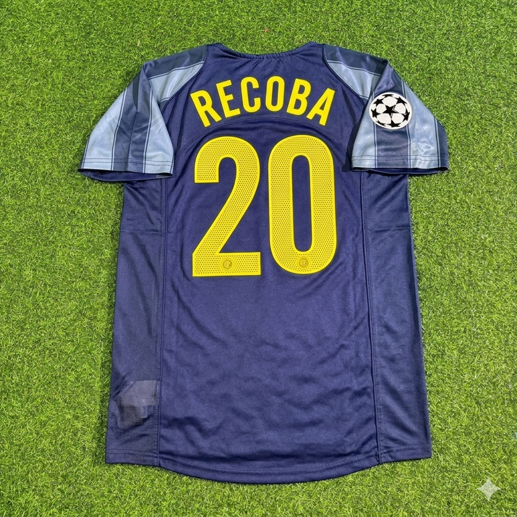 Álvaro Recoba #20 Inter Milan 2004/05 Retro Football Jersey Kit
