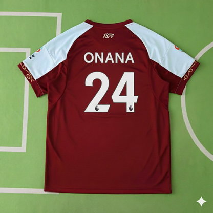 Amadou Onana 24- Aston Villa 2026 Home Football Jersey