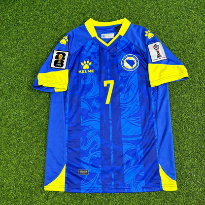Bosnia and Herzegovina World Cup 2026 Amar Dedić Home Football Jersey
