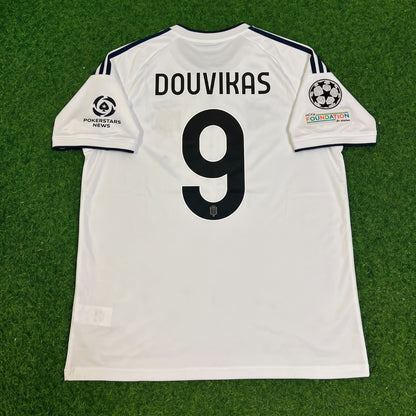 Anastasios Douvikas #9 Como 2027 Away Champions League Patch Football Jersey