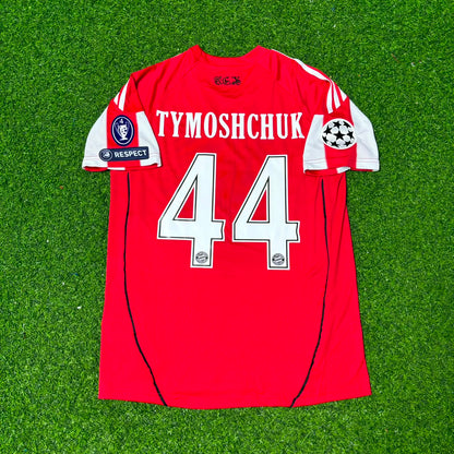 Anatoliy Tymoshchuk Bayern Munich 2010-2011 Home Retro Football Jersey Kit