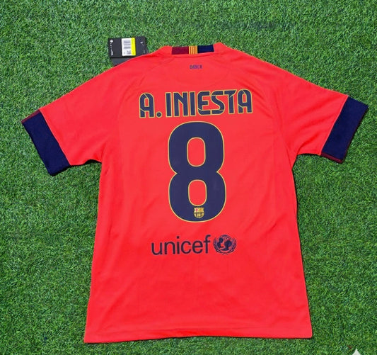 Andre İniesta 8- Barcelona 2014 Kit Season Retro Football Jersey
