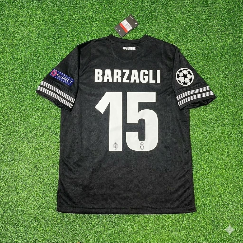 Andrea Barzagli 15- Juventus Home 2012 2013 Season Retro Football Jersey