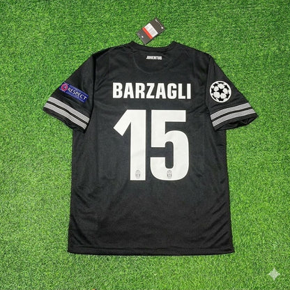 Andrea Barzagli 15- Juventus Home 2012 2013 Season Retro Football Jersey