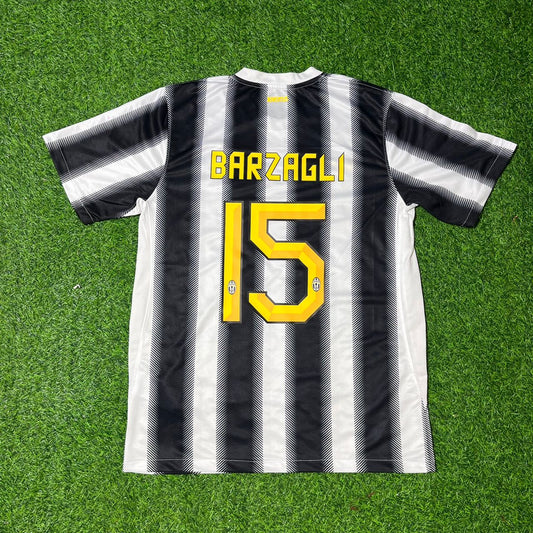 Andrea Barzagli Juventus Home 2011 2012 Season Retro Football Jersey