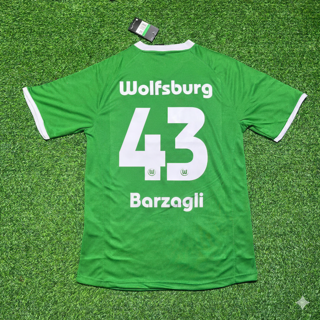 Andrea Barzagli VfL Wolfsburg 2008/2009 Meisterjahr Fußballtrikot Paradise Edition