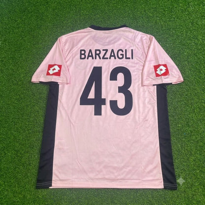 Andrea Barzagli Palermo FC Pink Retro Football Jersey
