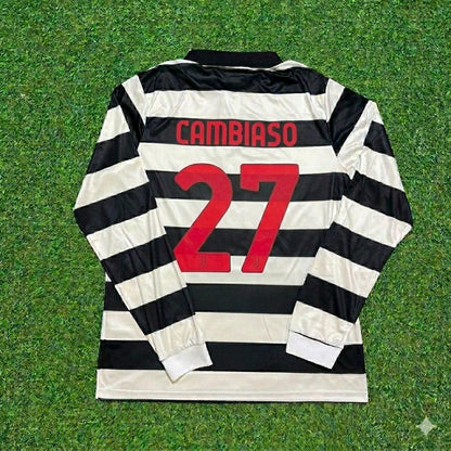 Andrea Cambiaso #27 Juventus Fourth Long Sleeve Football Jersey