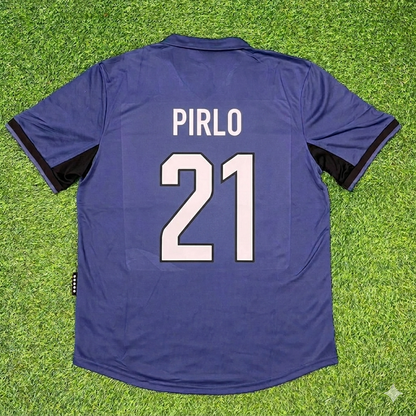 Andrea Pirlo #21 Inter Milan 1998-1999 Home Retro Football Jersey Kit