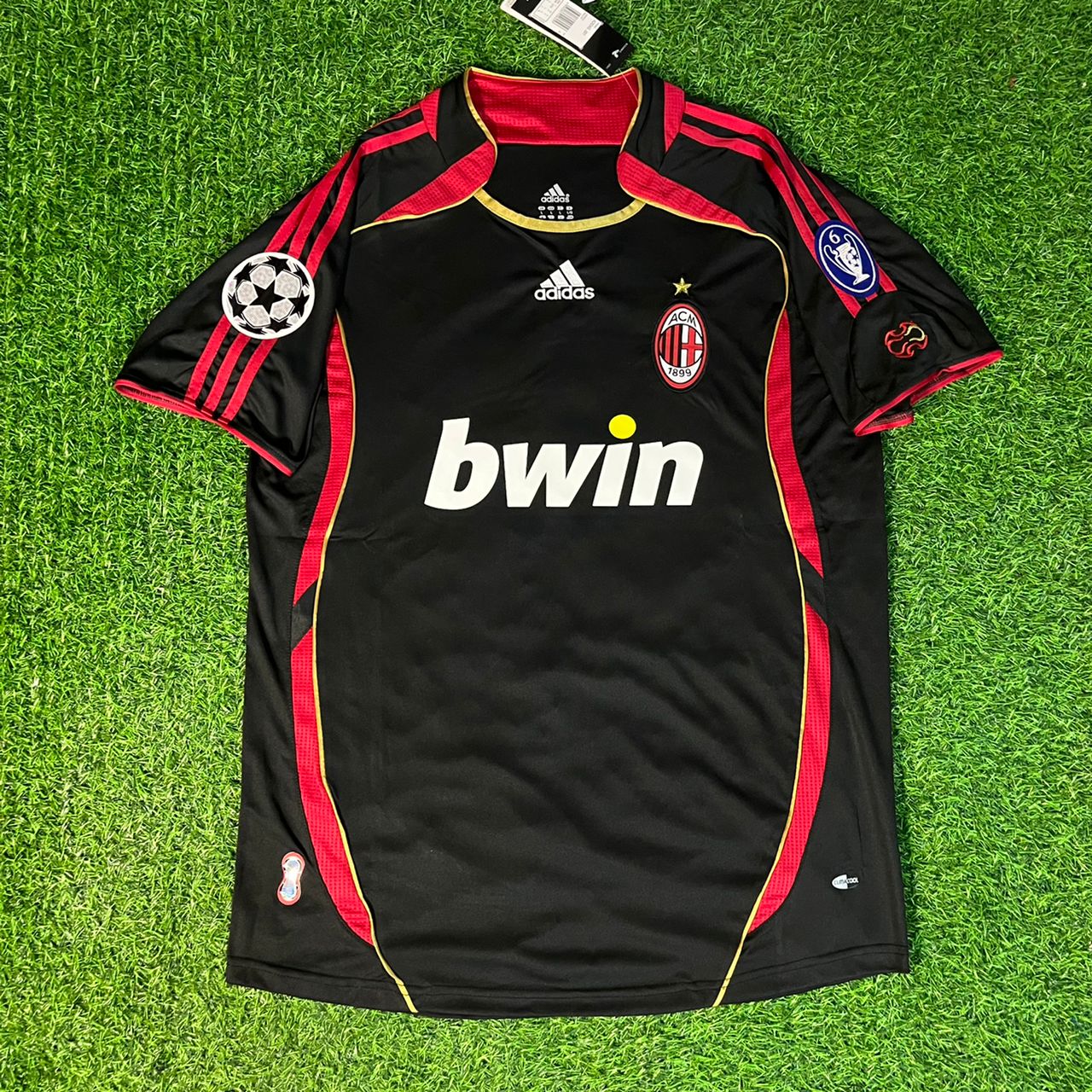 Andrea Pirlo 21 - AC Milan 2006 - 2007 Retro Football Jersey Kit