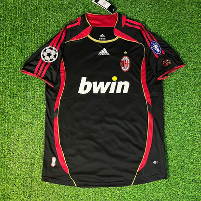 Andrea Pirlo 21 - AC Milan 2006 - 2007 Retro Football Jersey Kit