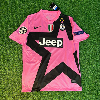 Andrea Pirlo Juventus Pink 2012 2013 Season Retro Football Jersey