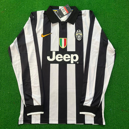Andrea Pirlo Juventus 2014 2015 Retro Long Sleeve Football Jersey Kit
