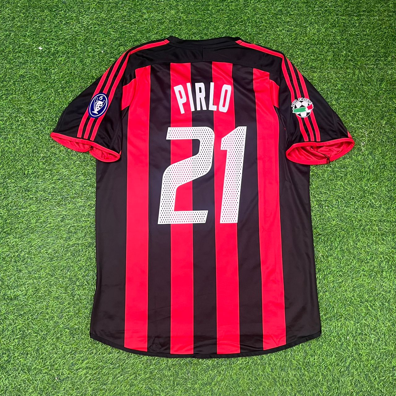 Andrea Pirlo Milan 2003-2004 Home Retro Football Jersey Kit
