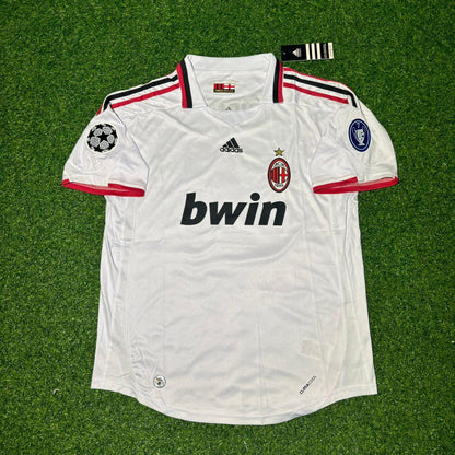 Andrea Pirlo Milan 2009 2010 Season White Retro Football Jersey