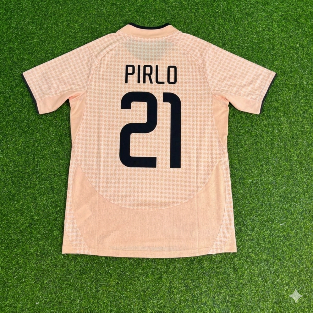 Andrea Pirlo 21 Juventus Away Retro Football Jersey Kit