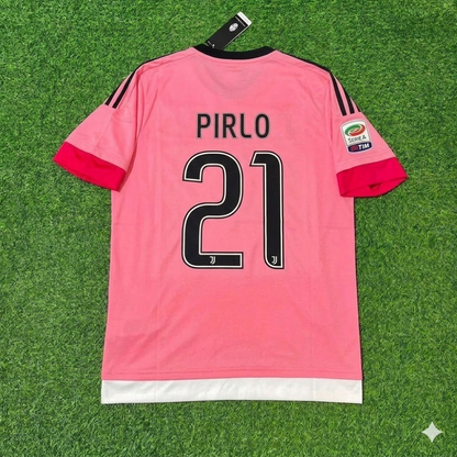Andrea Pirlo Juventus Retro Pink Football Jersey