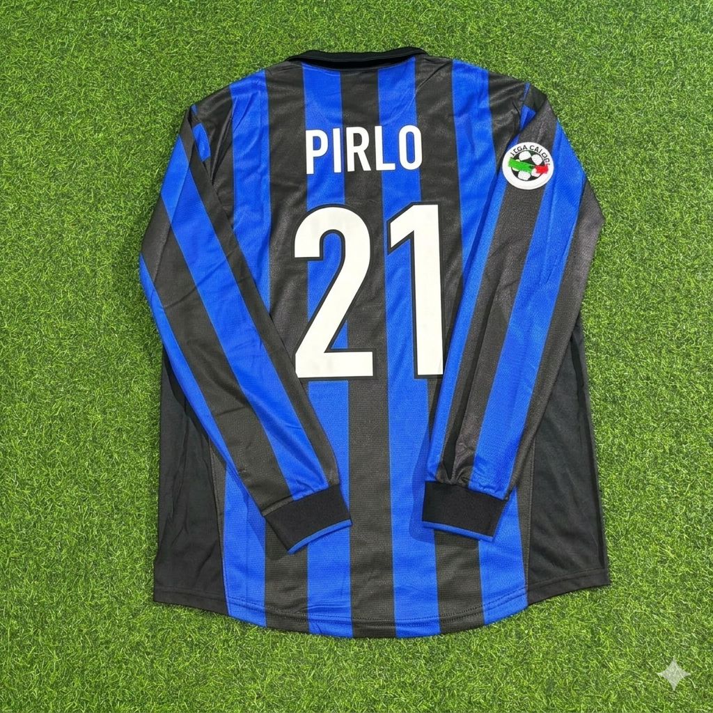 Andrea Pirlo - Inter 1998 1999 Retro Football Jersey