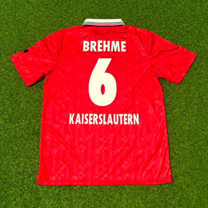 Andreas Brehme 1. FC Kaiserslautern 1996-1998 Heim Retro Fussballtrikot Jersey