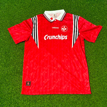 Andreas Brehme 1. FC Kaiserslautern 1996-1998 Heim Retro Fussballtrikot Jersey