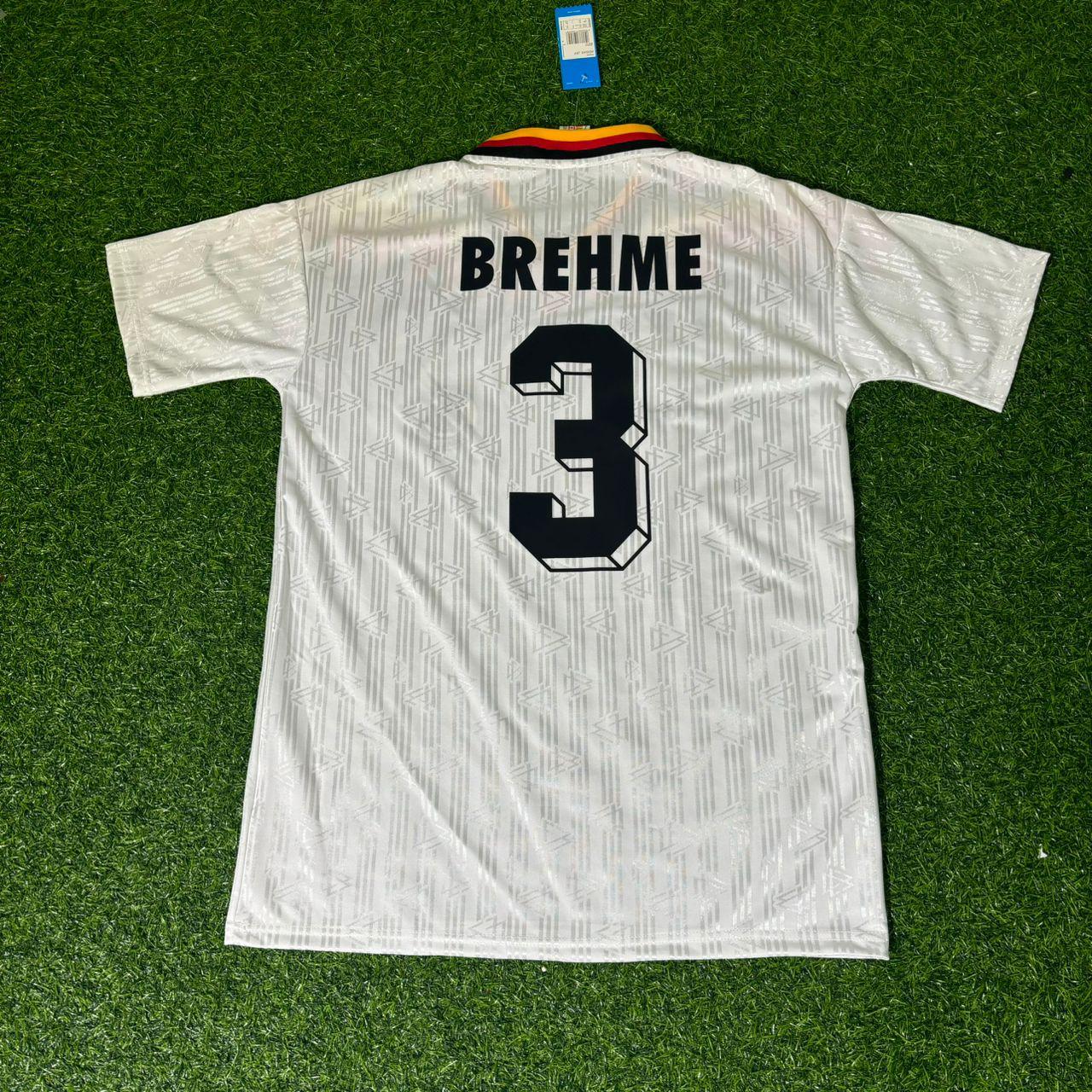 Andreas Brehme Deutschland 1994 World Cup Retro Football Jersey Kit