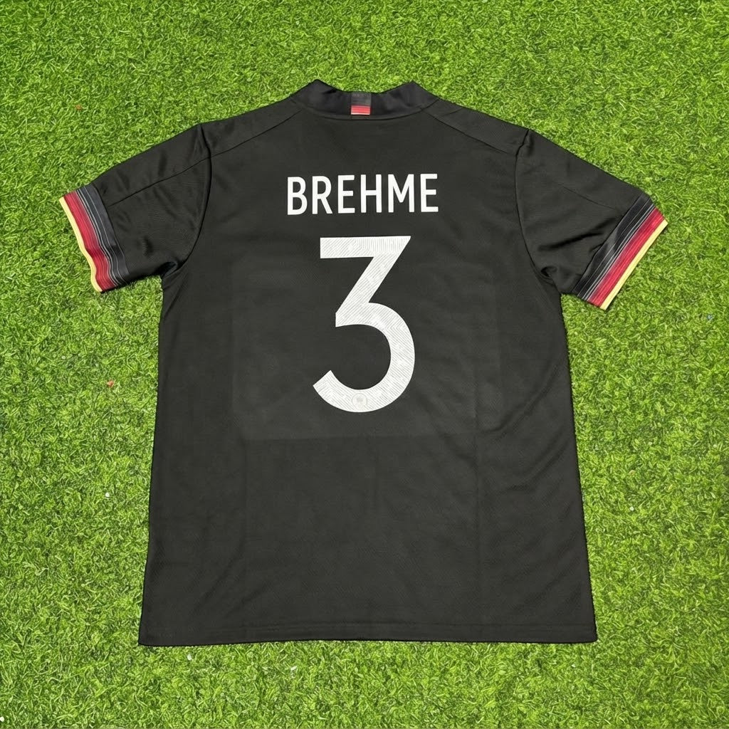 Andreas Brehme #3 Germany Black Retro Football Jersey Paradise Edition