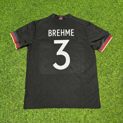 Andreas Brehme #3 Germany Black Retro Football Jersey Paradise Edition