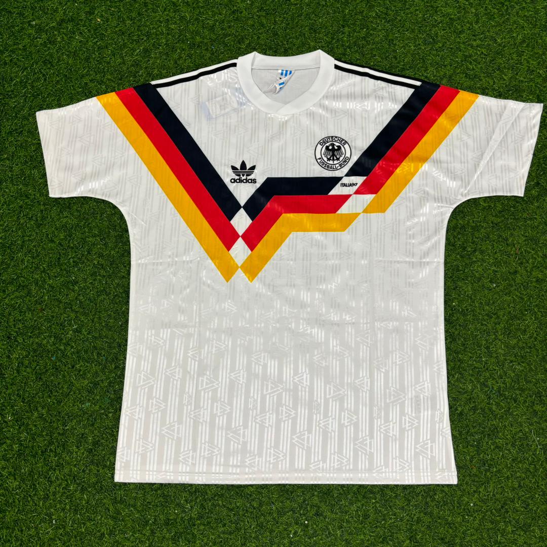 Germany World Cup 1990 Andreas Brehme Deutschland Retro Fußballtrikot