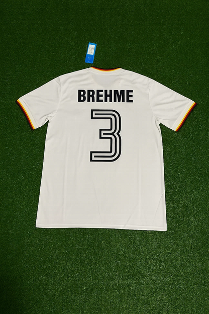 Germany World Cup 1986 Andreas Brehme Retro Football Jersey Kit