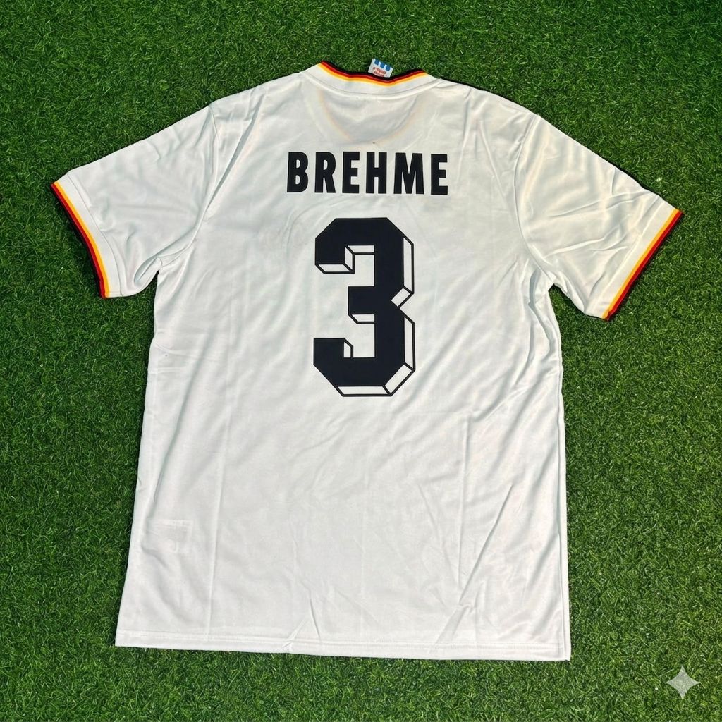 Andreas Brehme #3 Deutschland 1986 World Cup Retro Wein