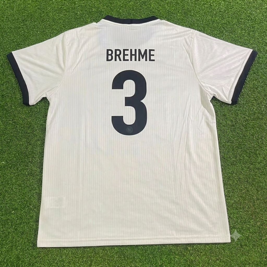 Andreas Brehme Germany 125 Year Special White Football Jersey Kit