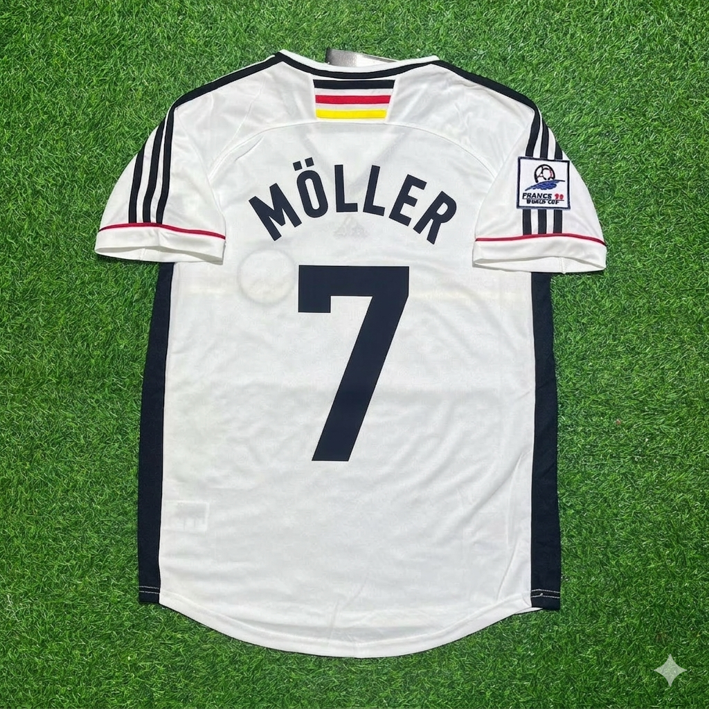 Andreas Möller Deutschland 1998 World Cup Retro Fußballtrikot