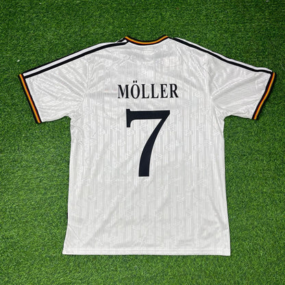 Andreas Möller Deutschland EM 1996 Finale Germany Heim Retro Fußballtrikot Set Jersey