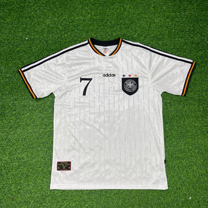 Andreas Möller Deutschland EM 1996 Finale Germany Heim Retro Fußballtrikot Set Jersey