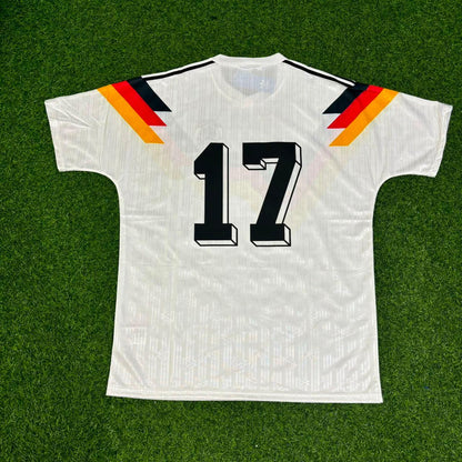 Germany World Cup 1990 Andreas Möller Retro Football Jersey
