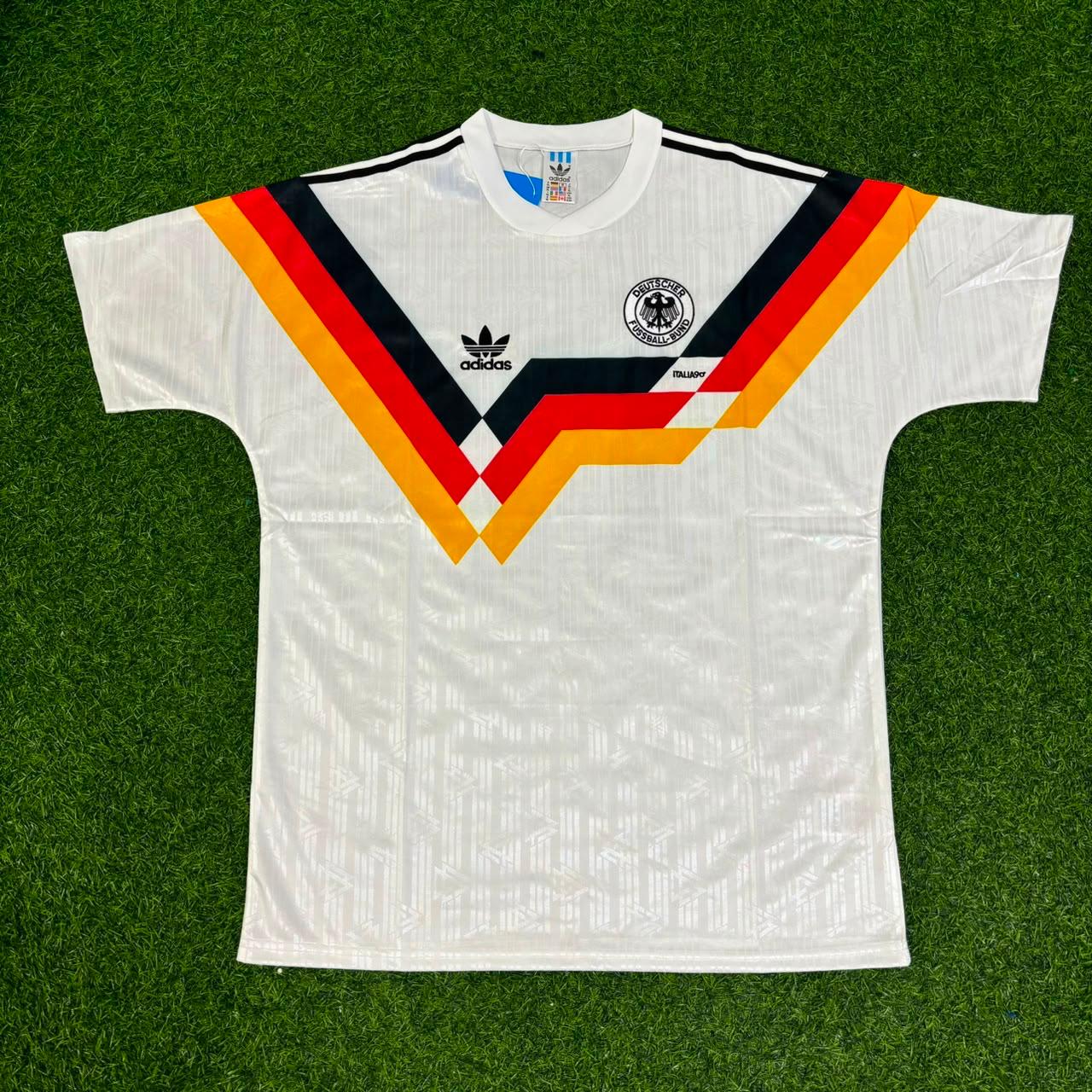 Germany World Cup 1990 Andreas Möller Retro Football Jersey