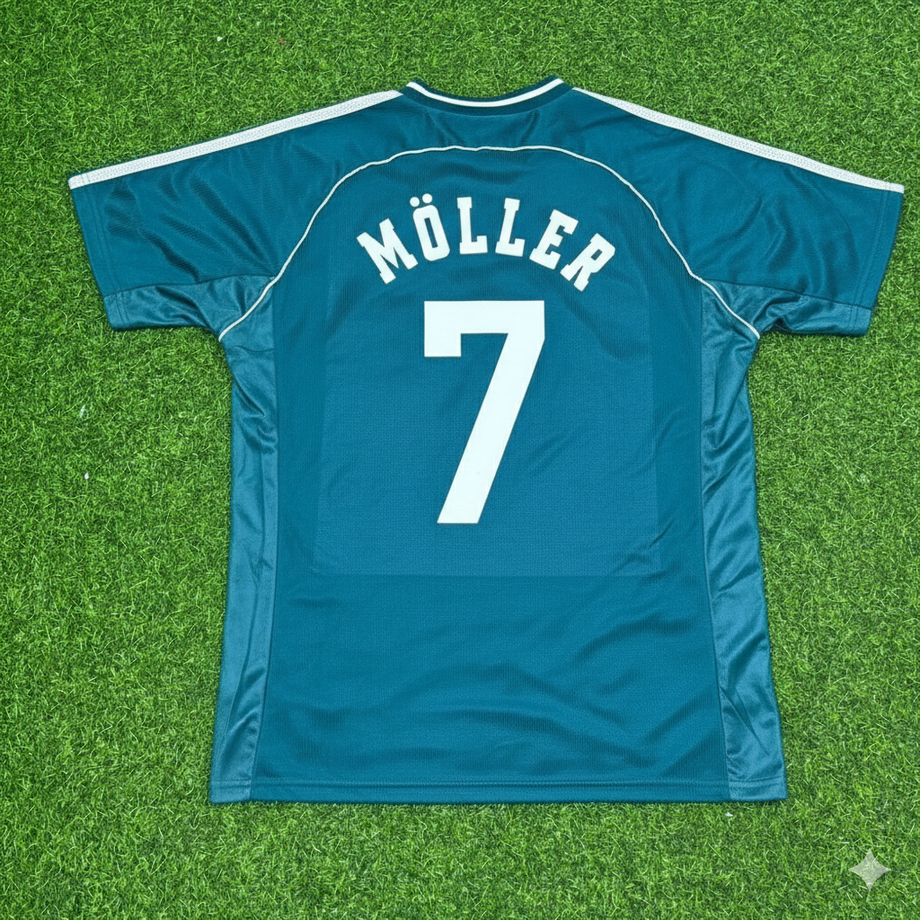 Germany World Cup 1998 Andreas Möller Away Retro Football Jersey