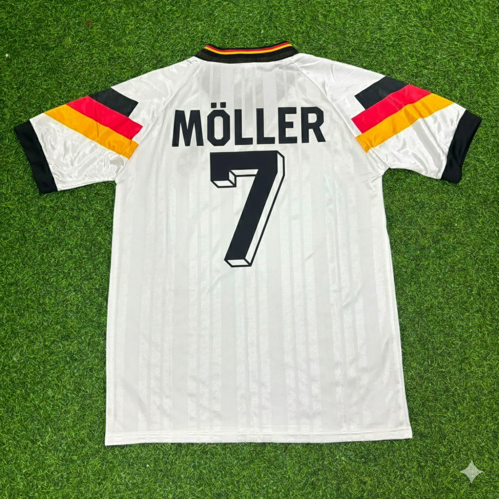 Andreas Möller Germany 1992 Retro Football Jersey Kit