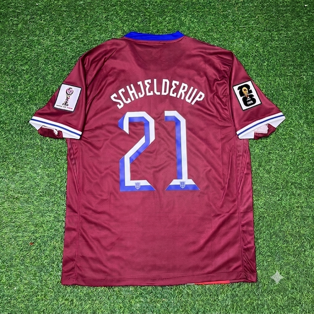 Norway World Cup 2026 Andreas Schjelderup Red Football Jersey Kit