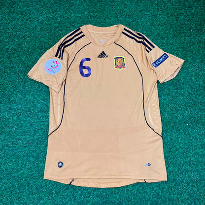 Spain EURO 2008 Andrés Iniesta 6- Retro Football Jersey