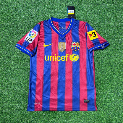 Andres Iniesta 8 - Barcelona Home 2009/2010 Retro Football Jersey Kit