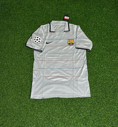 Andres Iniesta 24 - Barcelona 2004/2005 Blue Garnet Retro Football Jersey