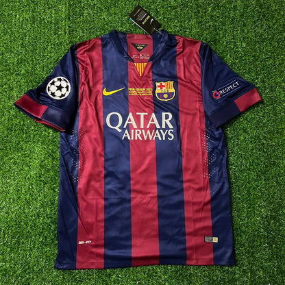 Andres Iniesta Barcelona 2015 Final Berlin Champions League Football Jersey Kit