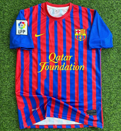 Andres Iniesta Barcelona Retro Football Jersey Kit