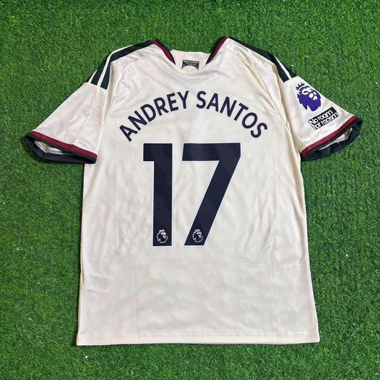 Andrey Santos #17 Manchester United 2027 Football Jersey